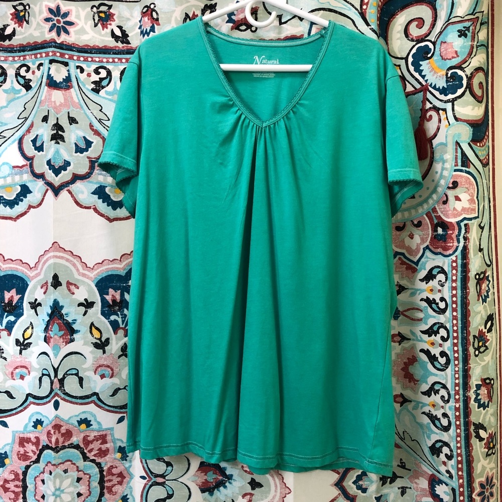 Natural Selection short sleeve blouse